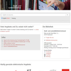 Bibliotheks-Startseite für Dortmunder Schulen Bibliotheks-Startseite für Dortmunder Schulen