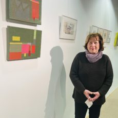 Monika Pfeiffer in der Artothek